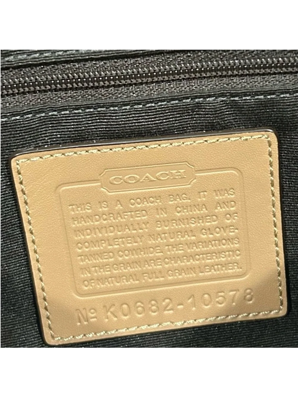 Coach SoHo Tan Leather Hobo with Silver Buckle Accents Y2K